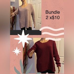 Two great used condition old navy sweaters